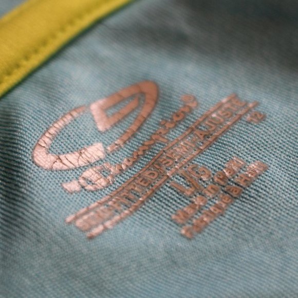 Champion Bright Baby Blue Semi Fitted Active Tee - Picture 3 of 4